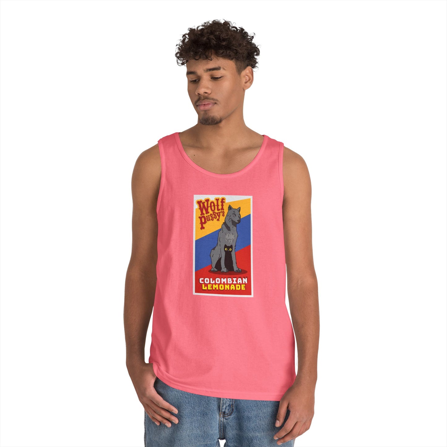 Wolfpussy Logo Tank Front Print