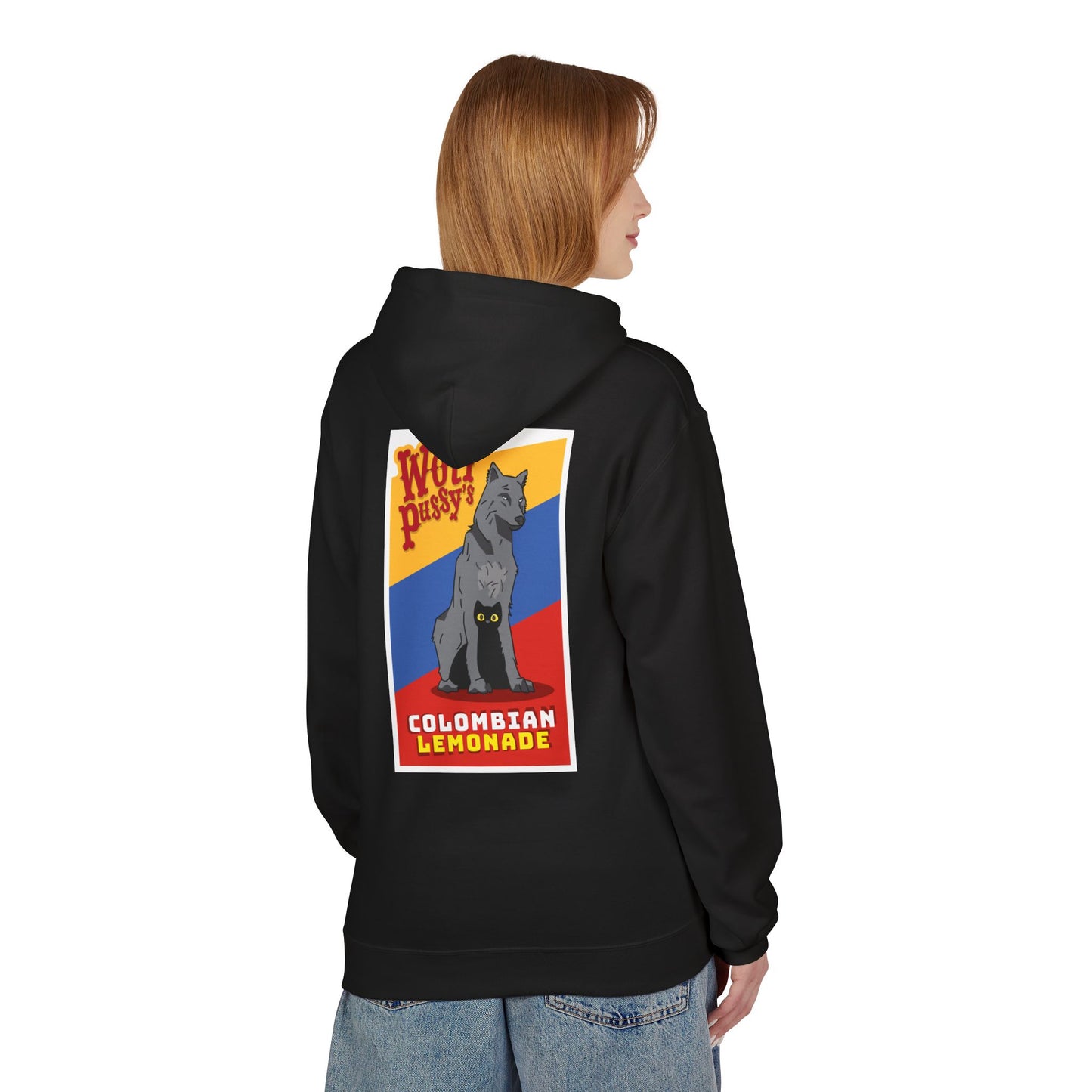 Wolfpussy Hoodie- Dual Print: Front Emblem + Back Design