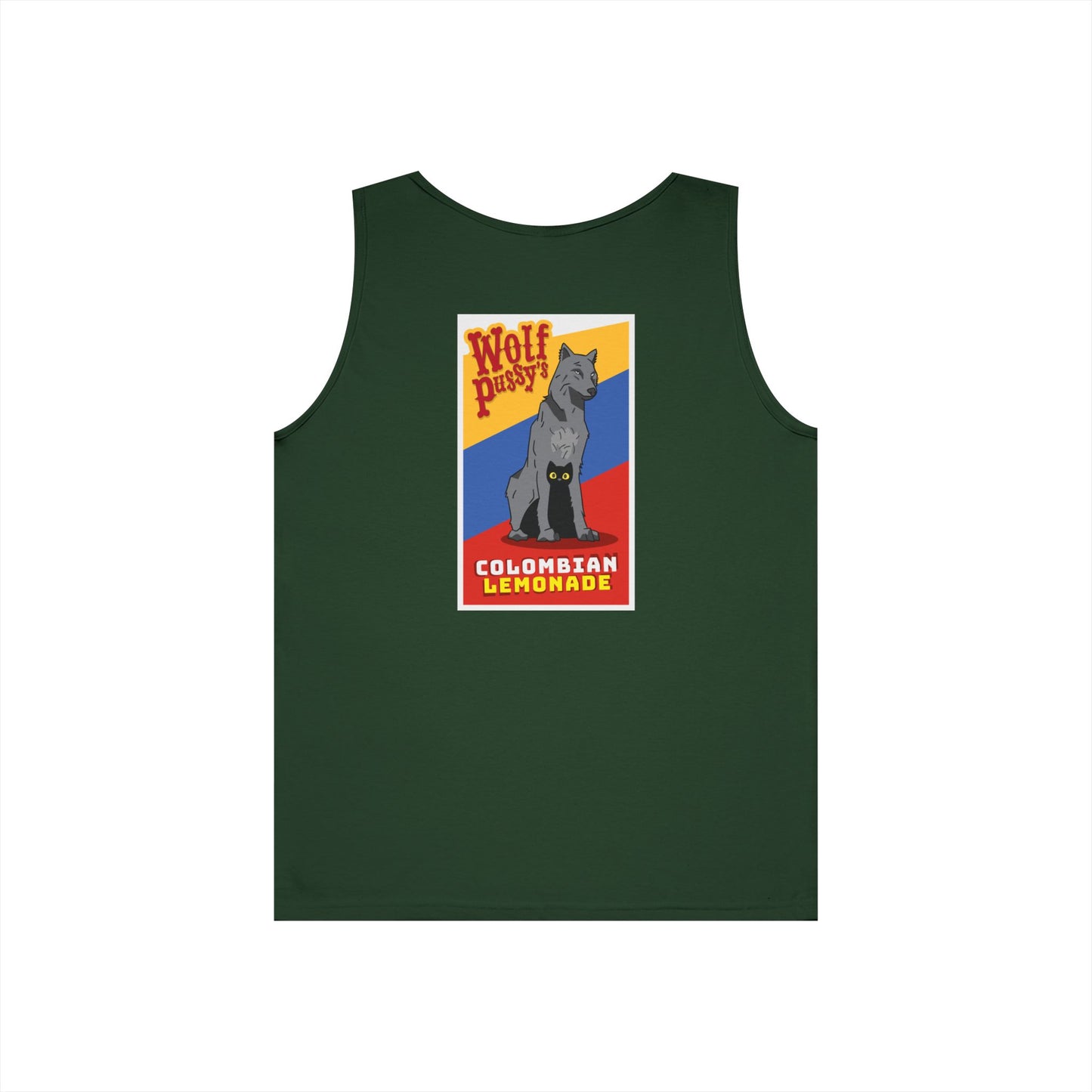 Wolfpussy Tank- Dual Print: Front Emblem + Back Design