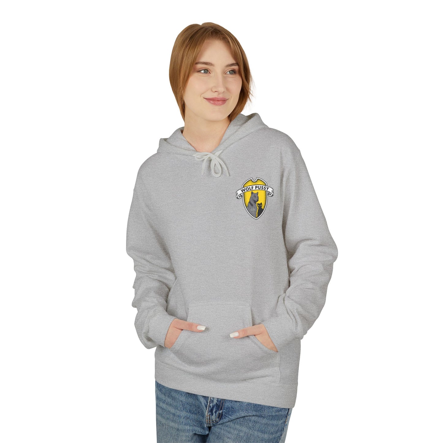 Wolfpussy Hoodie- Dual Print: Front Emblem + Back Design