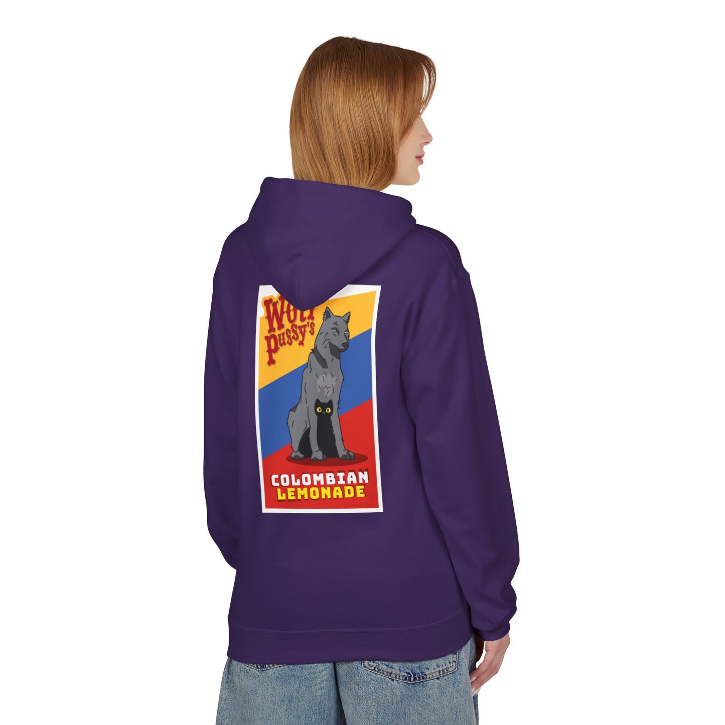 Wolfpussy Hoodie- Dual Print: Front Emblem + Back Design